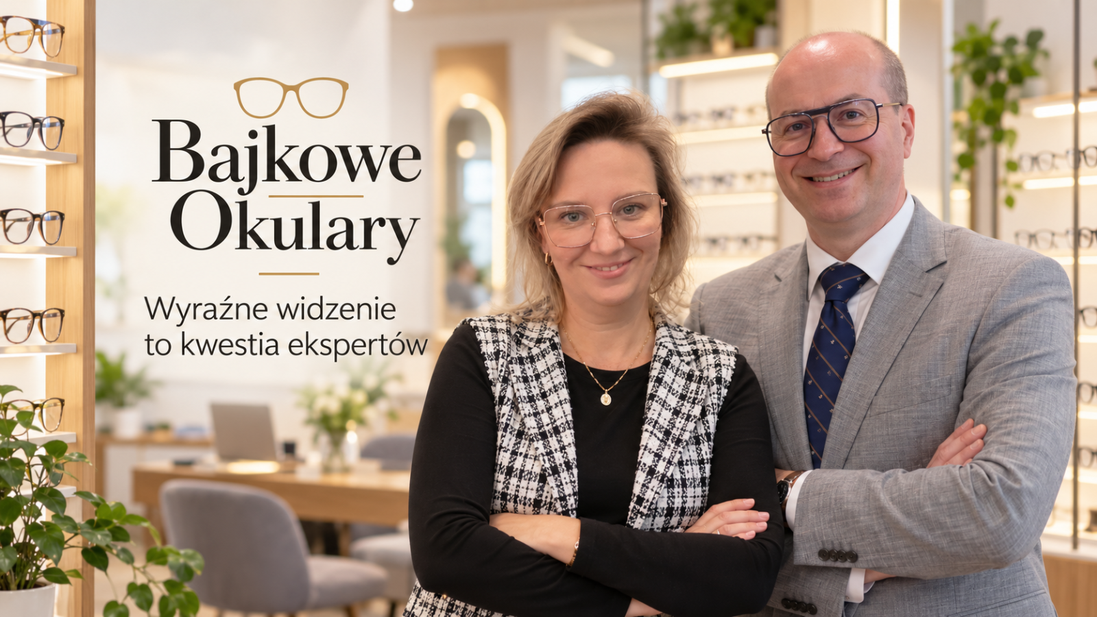 Zespół salonu optycznego Bajkowe Okulary we Wrocławiu - wyraźne widzenie to kwestia ekspertów.